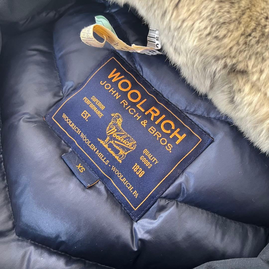 【美品】ウールリッチ　BOWBRIGEボウブリッジ　ダウンコート　ラビットファー