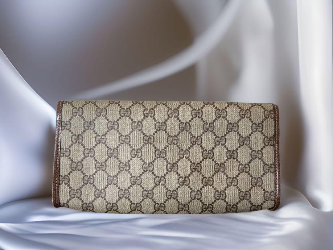◆GUCCI◆ ポーチ クラッチバッグ GG柄 オールド ヴィンテージグッチ