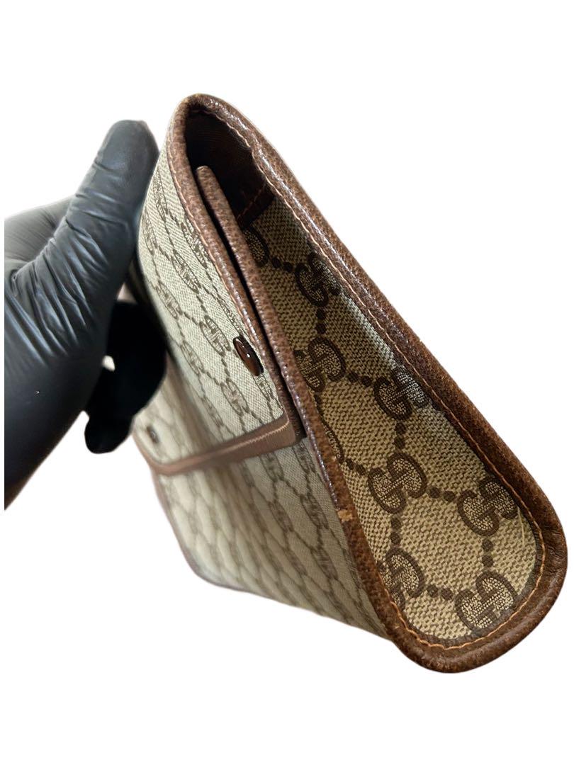 ◆GUCCI◆ ポーチ クラッチバッグ GG柄 オールド ヴィンテージグッチ