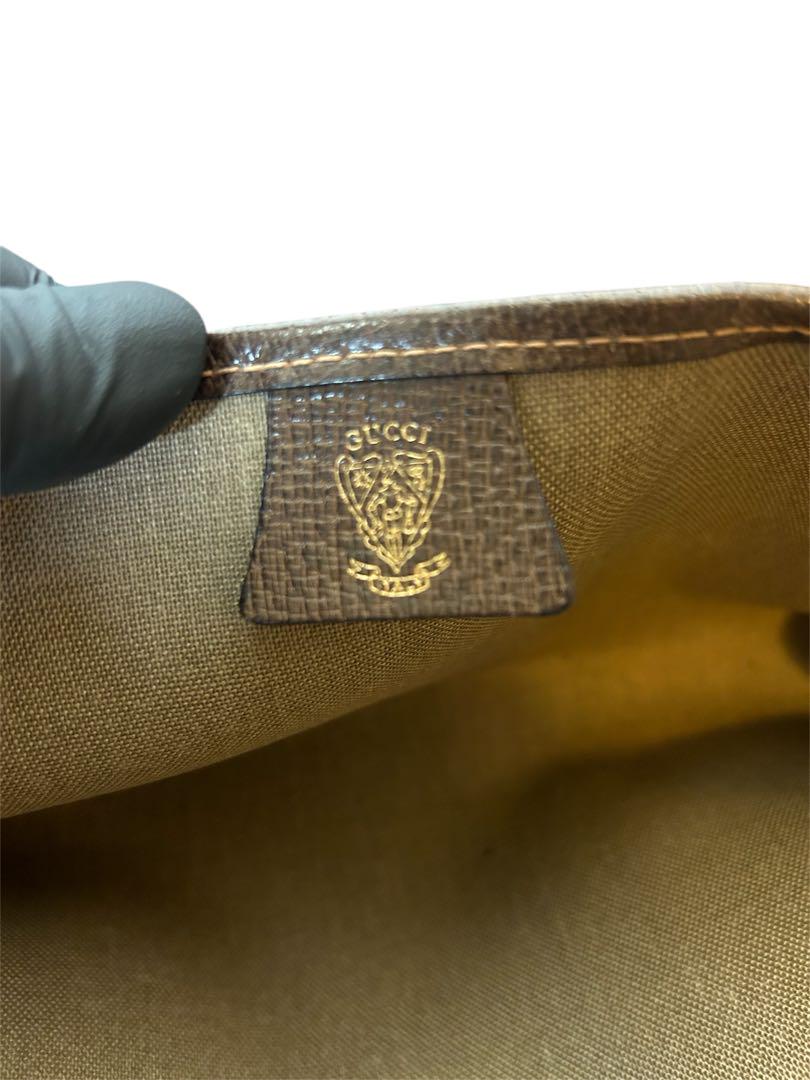 ◆GUCCI◆ ポーチ クラッチバッグ GG柄 オールド ヴィンテージグッチ