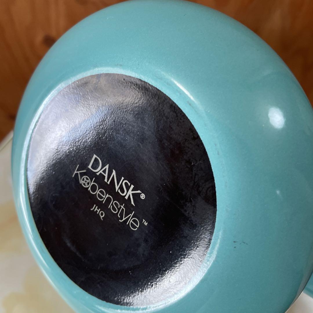 ダンスク　DANSK コベンスタイル　片手鍋　ソースパン　ターコイズ　ホーロー鍋