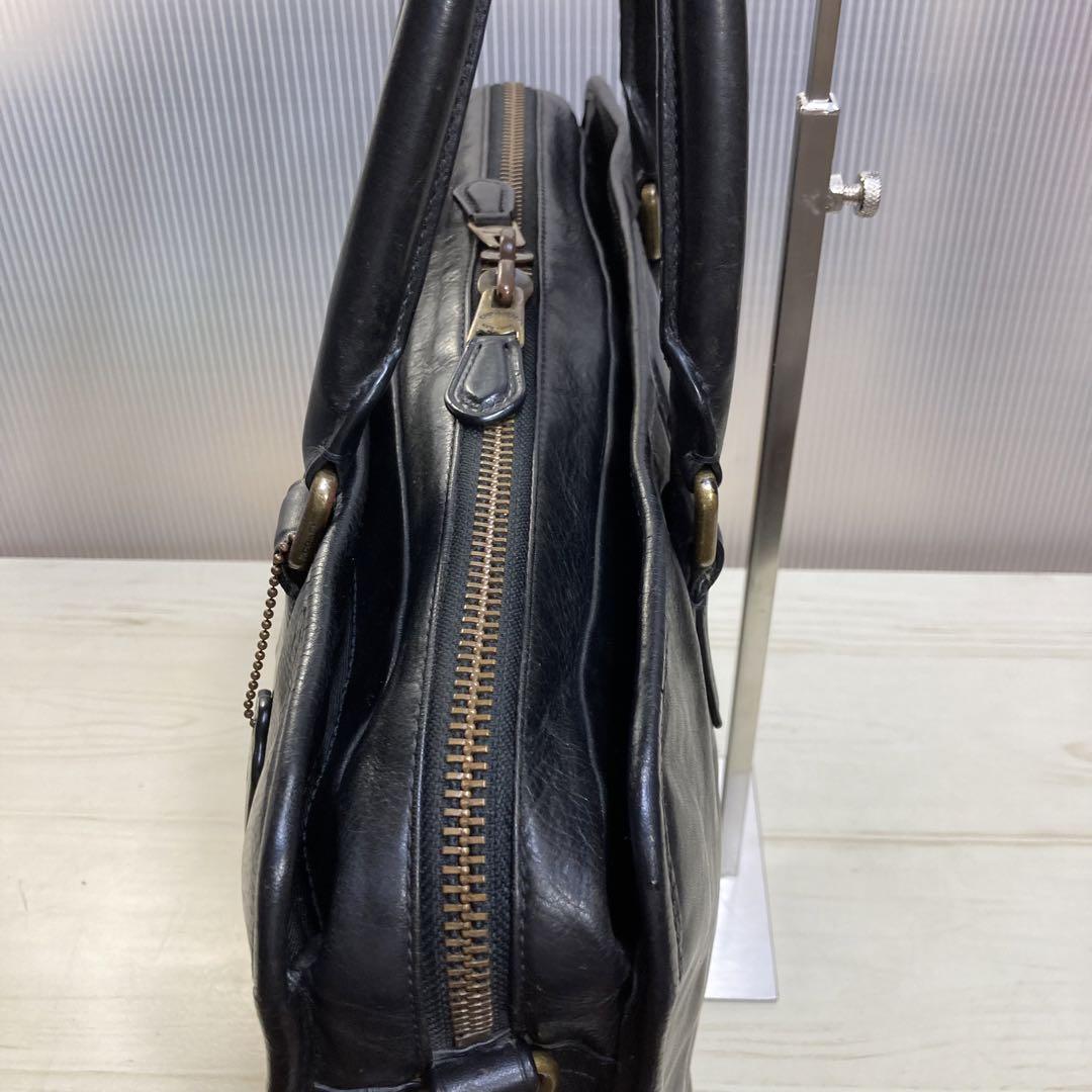 COACH　コーチ　ビジネスバッグ　ブリーフケース　ブラック　3層