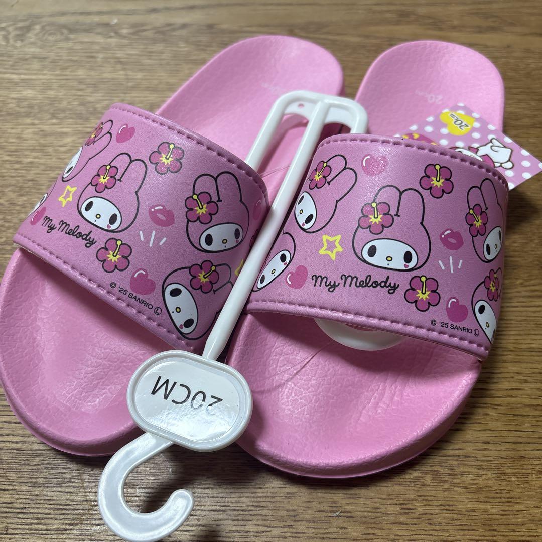 サンリオ マイメロ My Melody ピンクサンダル 20cm - メルカリ
