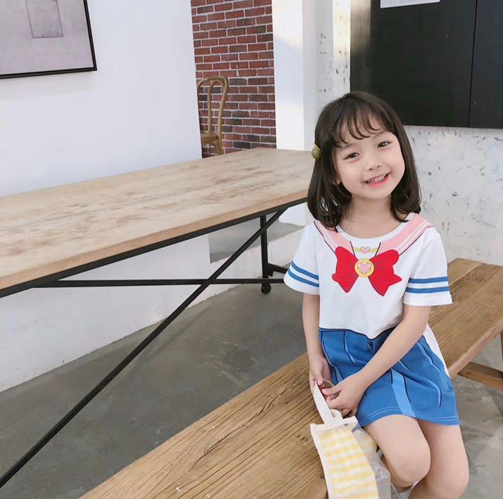 キッズ 半袖 90 tシャツ コスプレ セーラー服 ハロウィン ワンピース 韓国 ☆正規品新品未使用品 tシャツ キッズ 半袖 90 tシャツ コスプレ セーラー服 ハロウィン ワンピース 韓国 ☆正規品新品未使用品 tシャツ