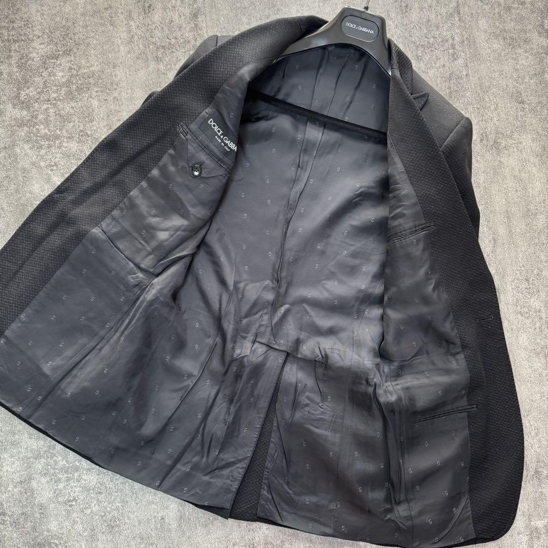 07 DOLCE&GABBANA テーラードジャケット ブラック 44=M