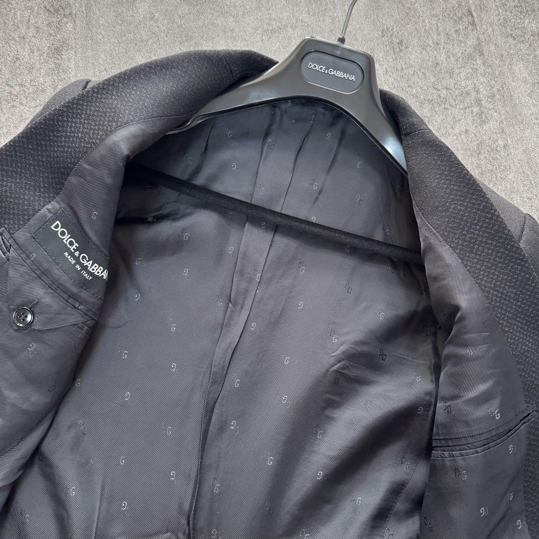 07 DOLCE&GABBANA テーラードジャケット ブラック 44=M