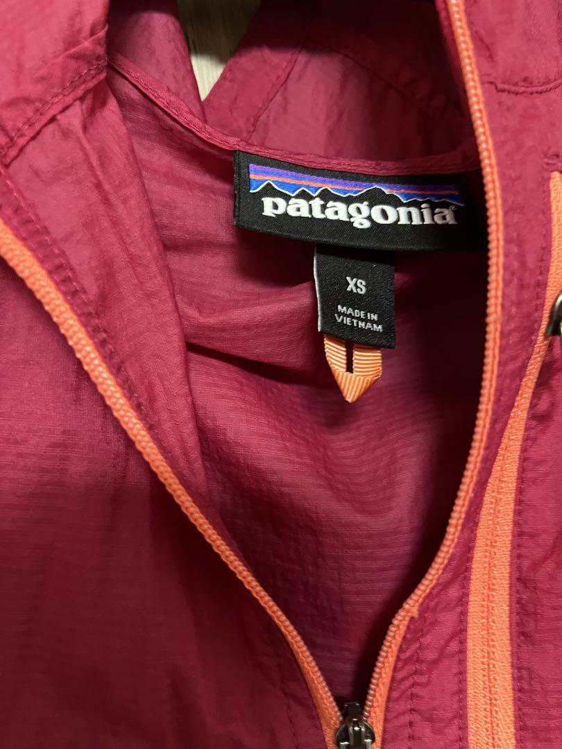 patagonia フード付きジャケット XS ピンク - メルカリ