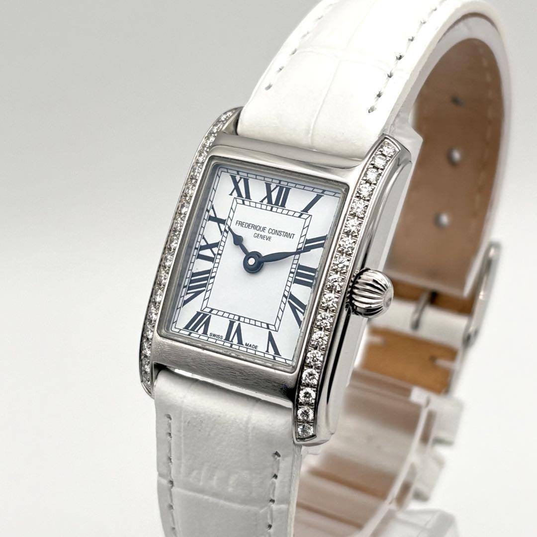 FREDERIQUE CONSTANT ダイヤベゼル クオーツ レディース腕時計