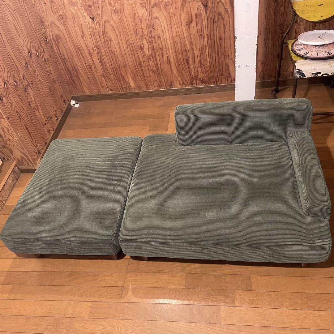 都内23区送料無料❗️2人掛けソファー　ダークグリーン✨