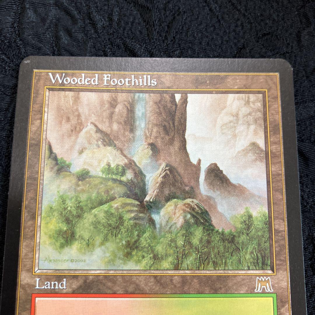 MTG 《樹木茂る山麓 Wooded Foothills》 KTK 英語 【美品】 秋田市 オンスロート版 Foothills 樹木茂る山麓/Wooded MTG マジック:ザ・ギャザリング