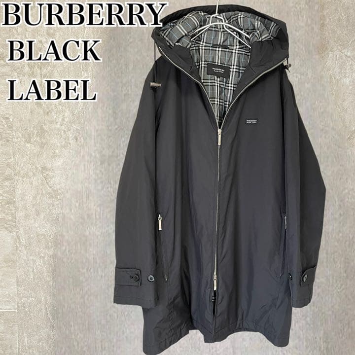売り切り御免!】 美品 廃盤 バーバリーブラックレーベル 黒 ロング