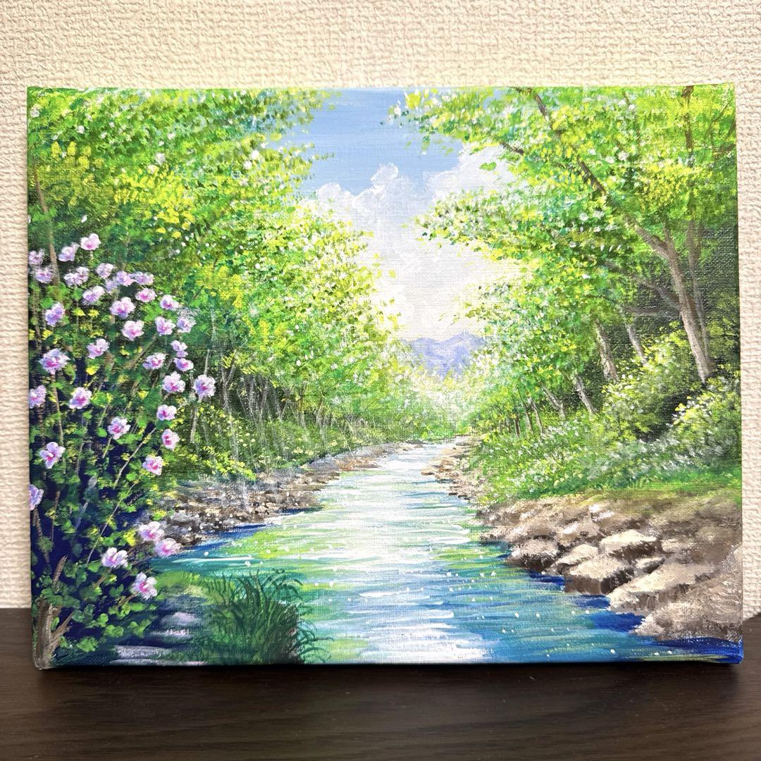 絵画　原画　風景画　肉筆　キャンバス　15×20 2枚セット m83678467651_1.jpg?1716450918