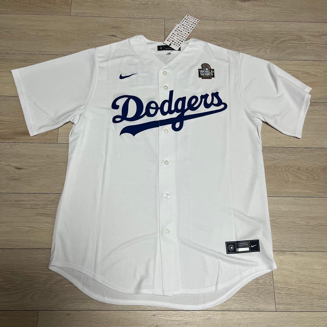 大谷翔平 ユニフォーム ワールドシリーズパッチ ドジャースNIKE