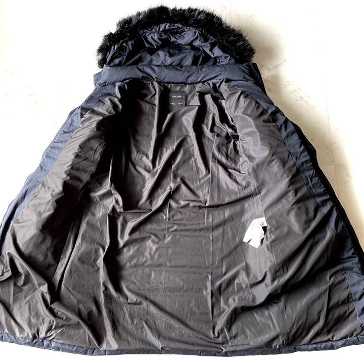超特価国産 みついちご様 ZARA BASIC ロングダウンコート ネイビー WISpo-m50148659609 988 美品 2022人気セール