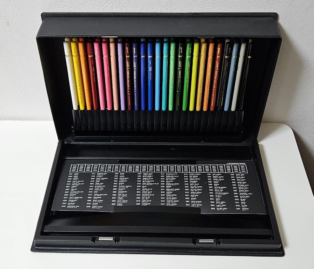 uni COLORED PENCIL ユニカラー100色色鉛筆