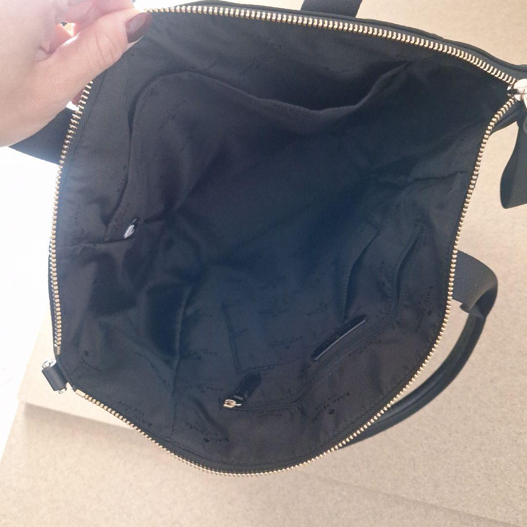 kate spade ブラック ナイロン リュック
