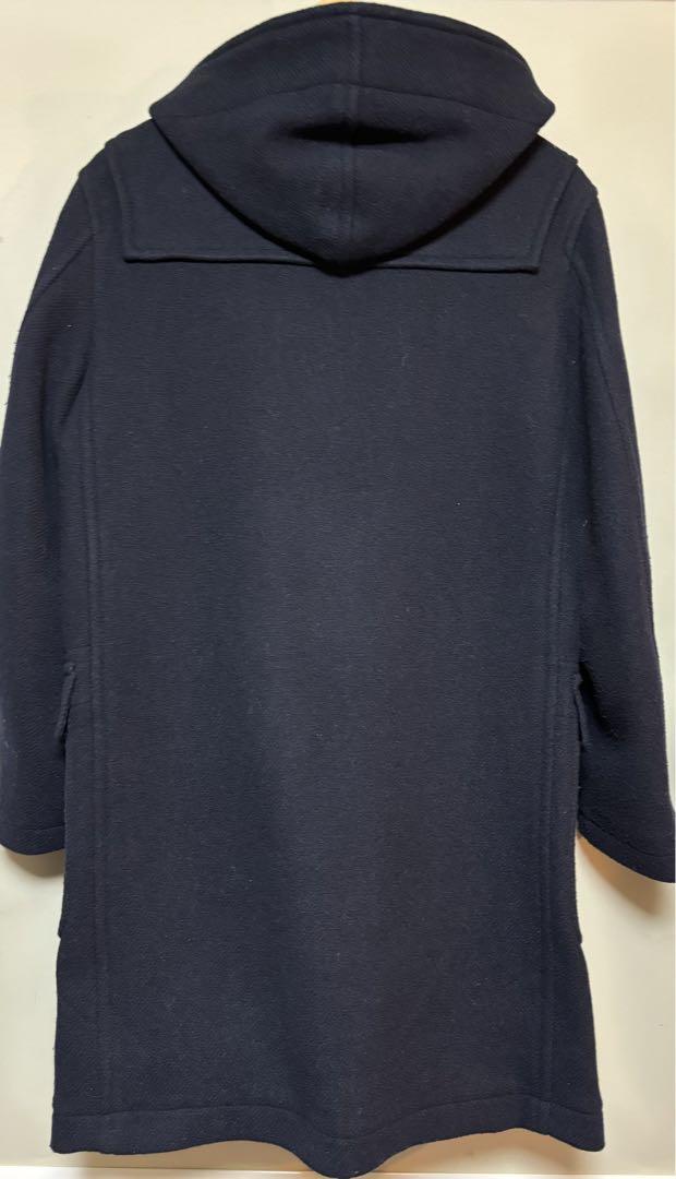 【美品】ダッフルコート XS 165 170ウールコート 受験 通学 通勤 紺