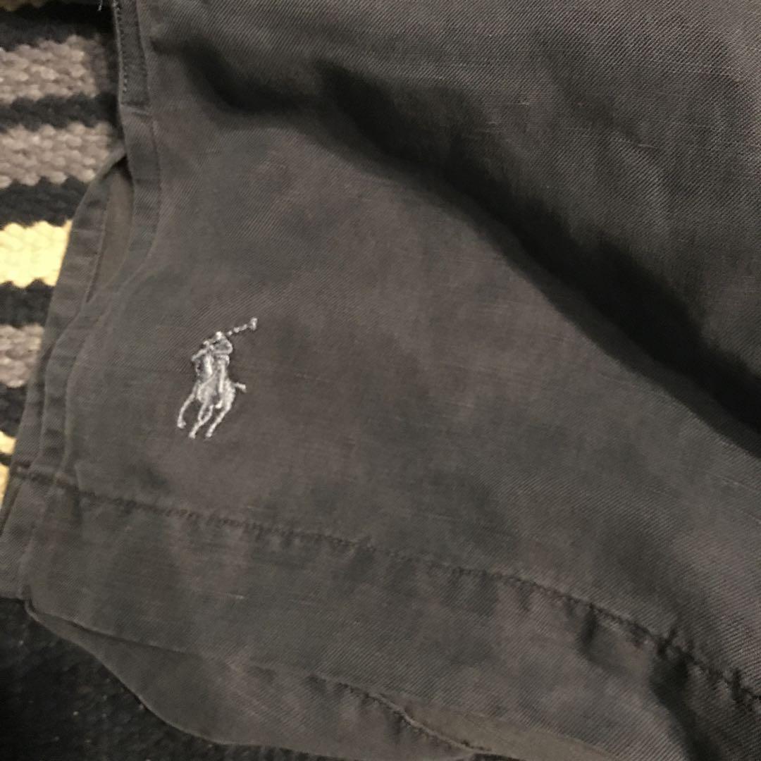 Polo Ralph Lauren 半袖 開襟シャツ ネイビー CALDWELL