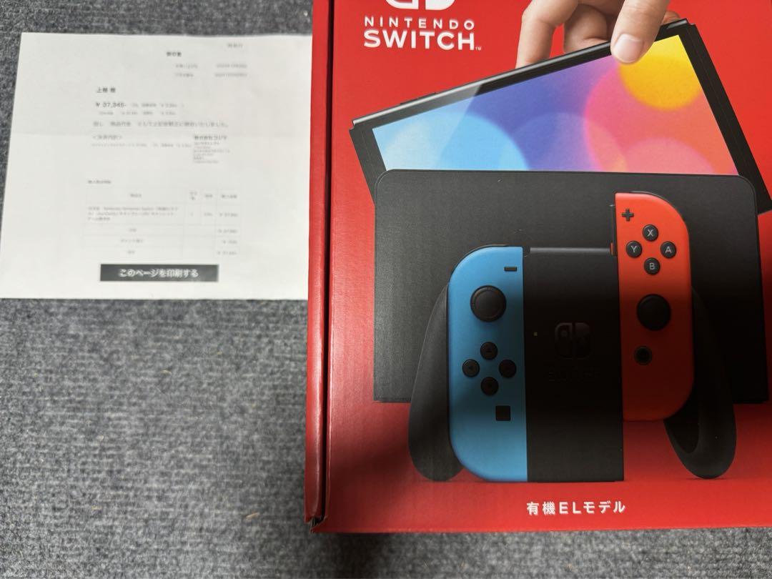24/12/25購入　有機EL Switch ネオン　極美品　スイッチ