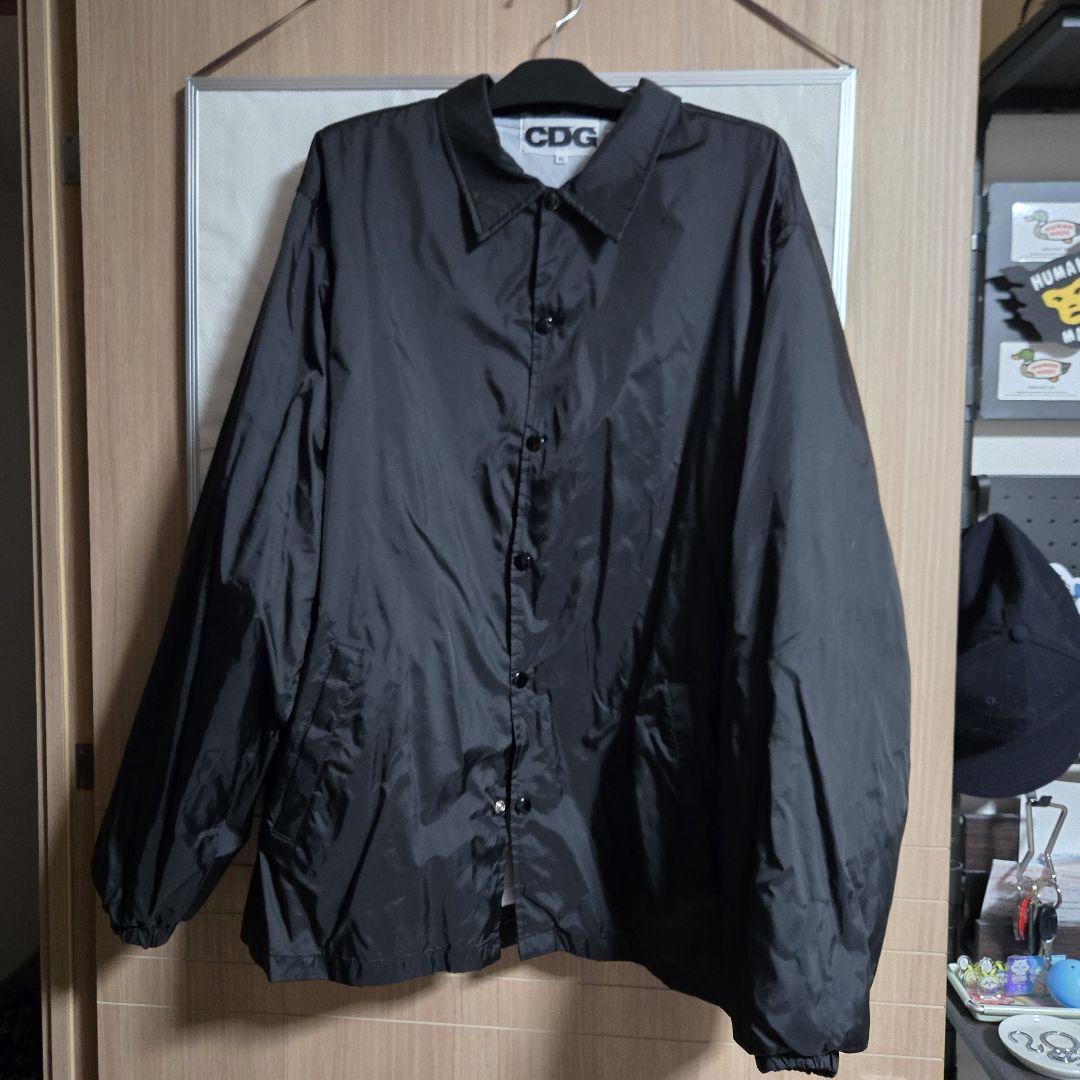 CDGコーチジャケット黒XLサイズ CDGコーチジャケット黒XLサイズ