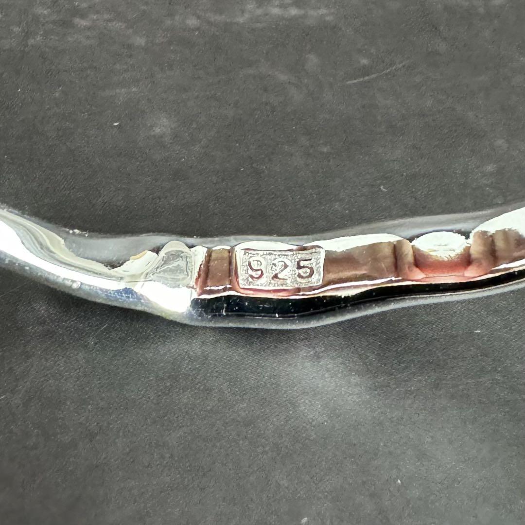 メキシカンジュエリー ヴィンテージ ピュアシルバーバングルブレスレット925刻印