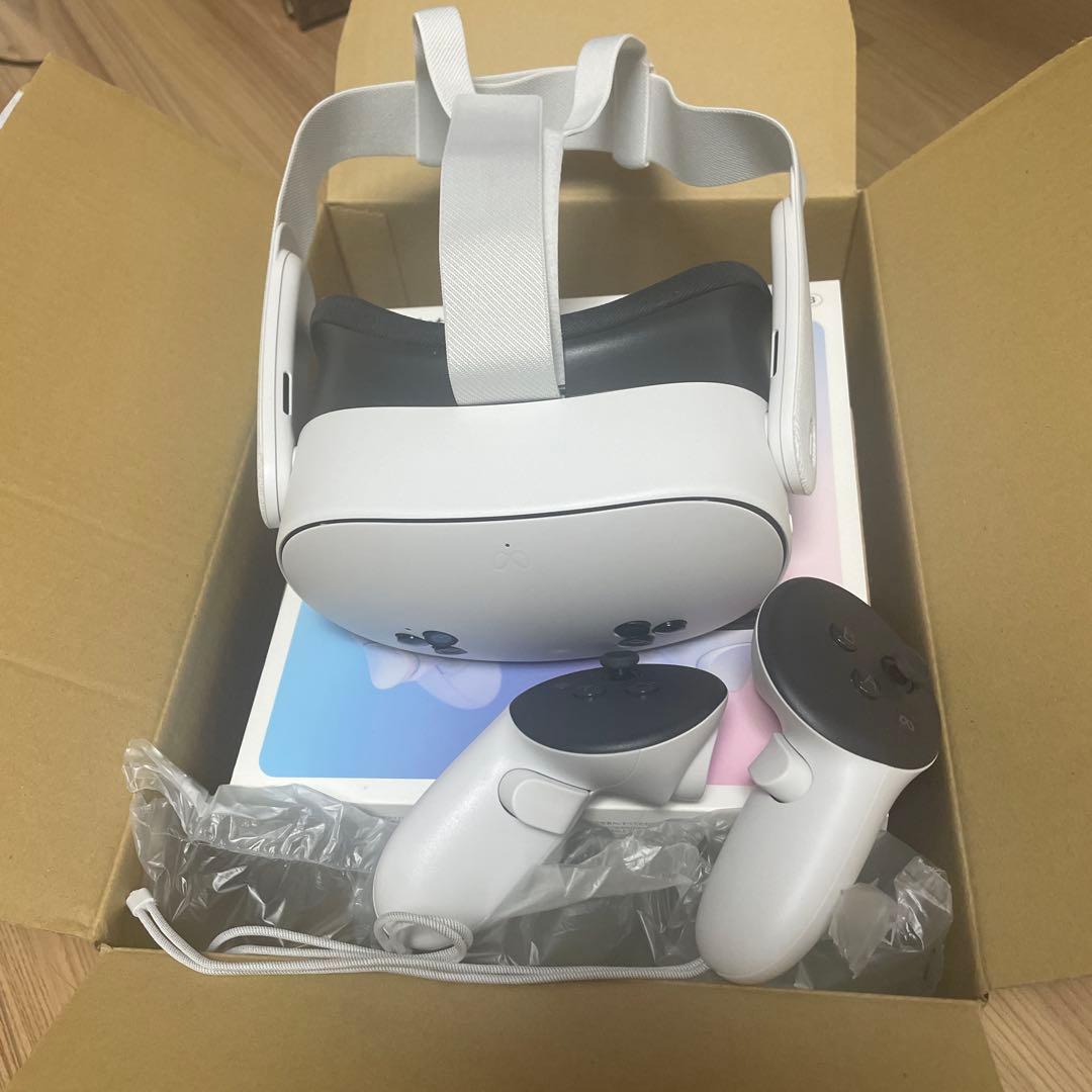 Meta Quest 3s VRヘッドセット コントローラー2個セット目立った傷や汚れなし