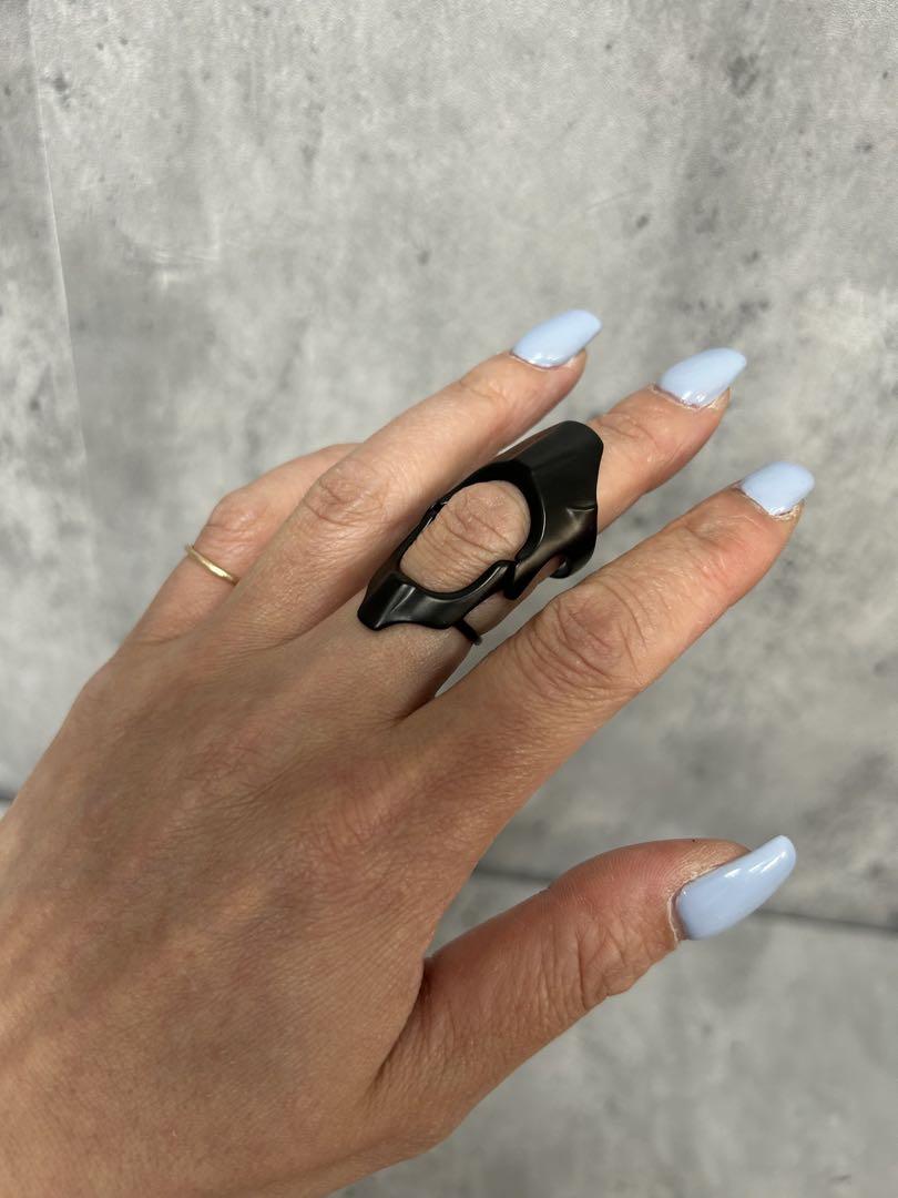 VITALY Proxy Ring アーマーリング ユニセックス 黒 9号 ③