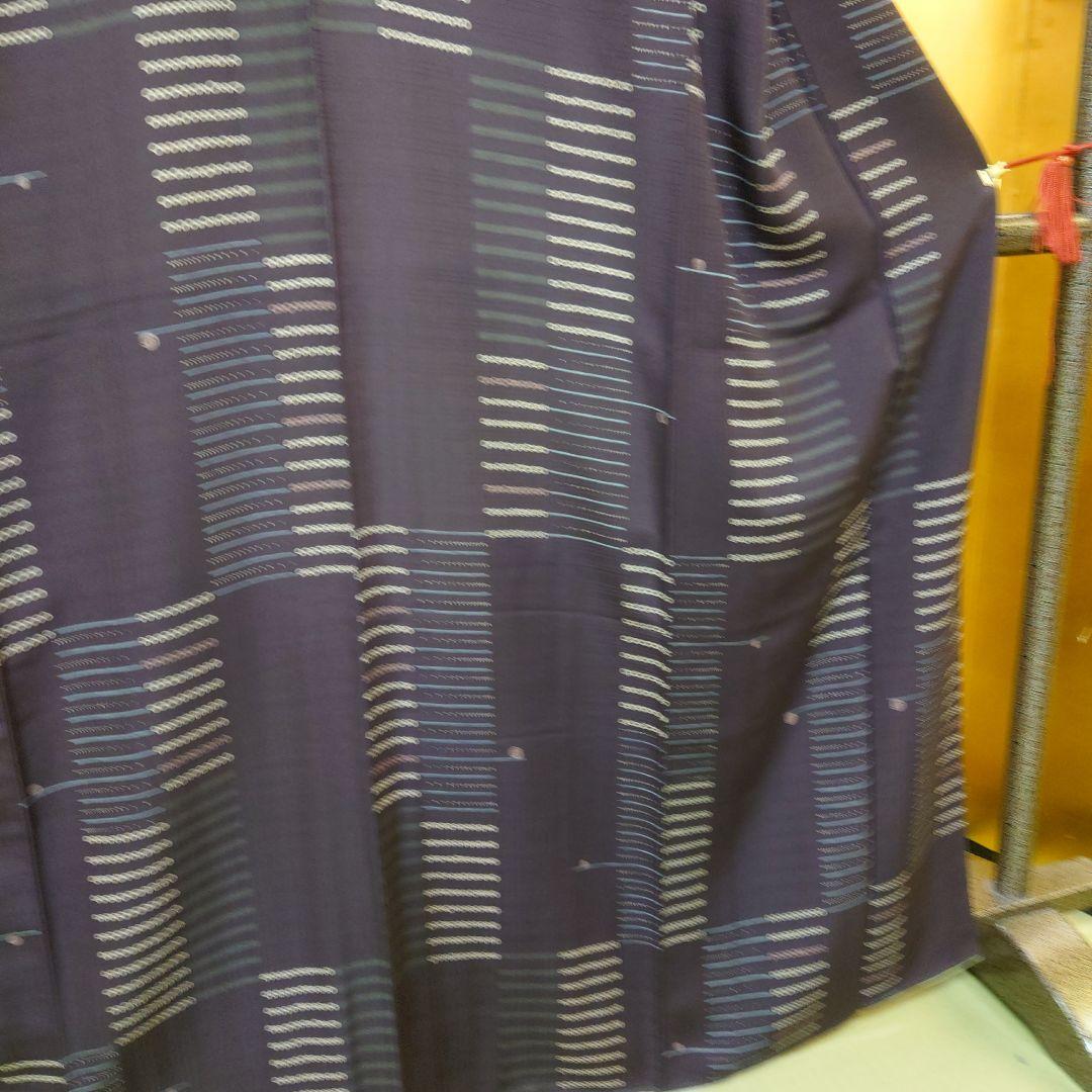 別誂小紋正絹袷未使用しつけ付ガード加工済創作品