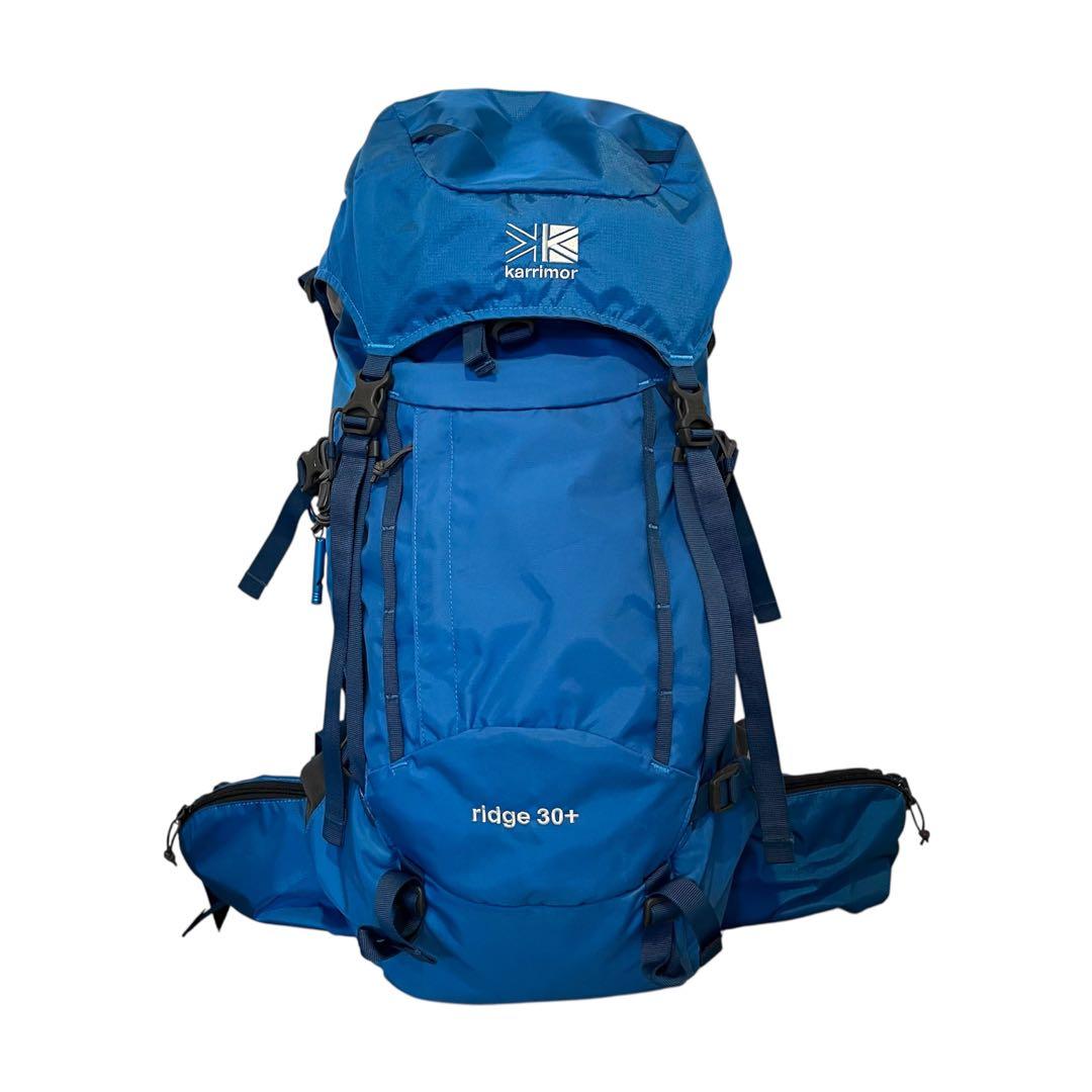 【美品】Karrimor ridge 30+カリマーリッジ ブルーレインカバー付