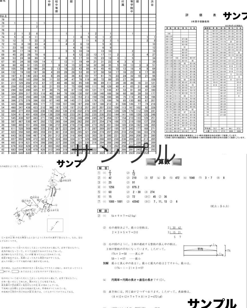 四谷大塚5年生　2023年組分けテスト&志望校判定テスト過去問フルセット Amazon.co.jp: 四谷大塚 志望校判定テスト 5年生（男子）全2