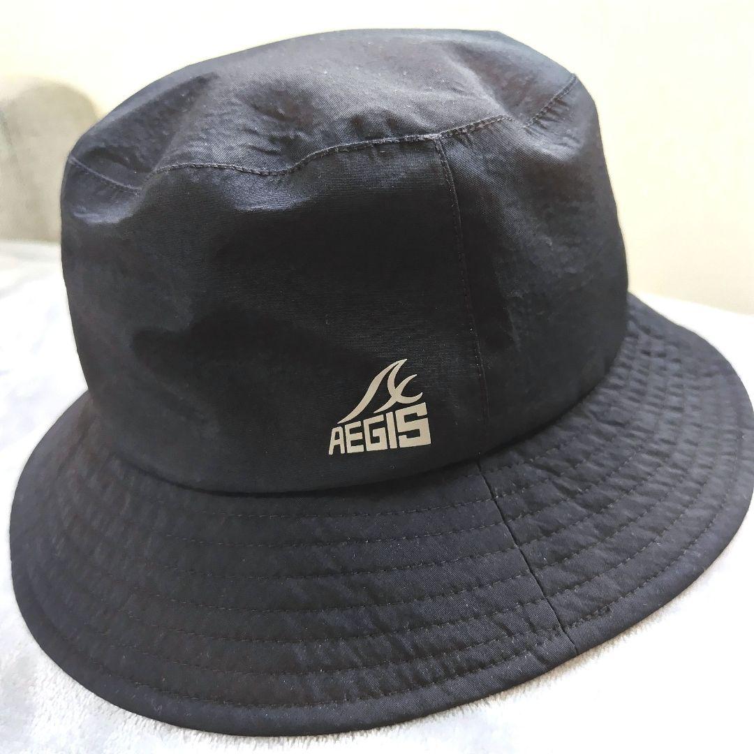 玄関先迄納品 AEGIS ワークマン エコ防水 WORKMAN 撥水 黒 L バケットハット メンズウェア