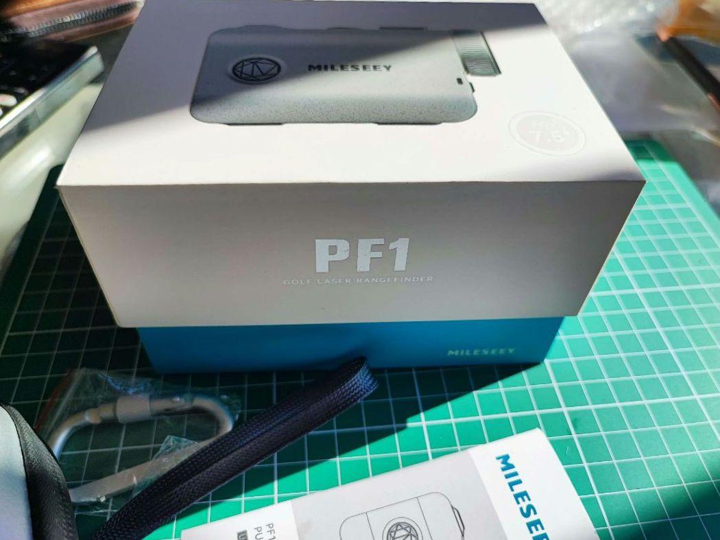 MiLESEEY ゴルフ レーザー距離計 PF1 取説付 色シルバーメッキ