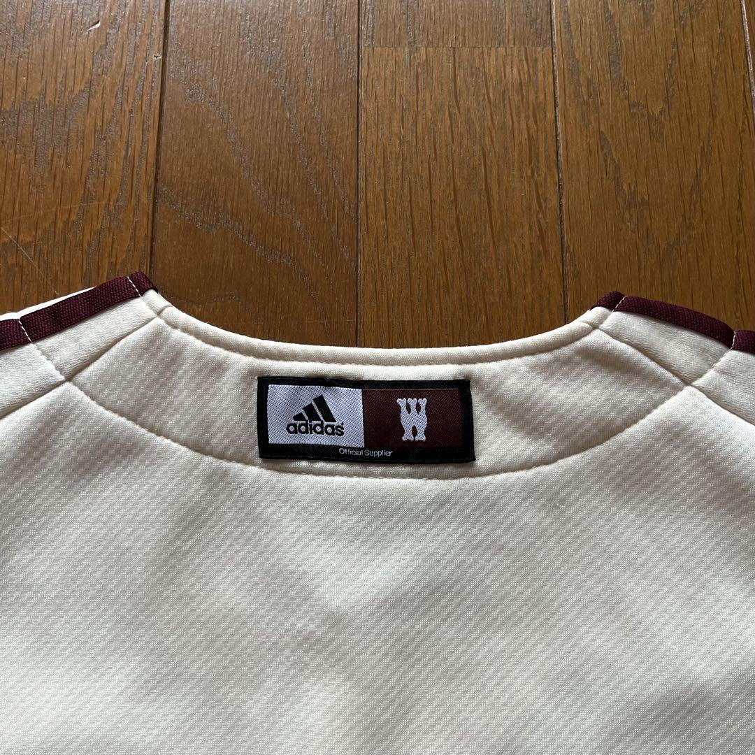 adidas アディダス 早稲田大学 野球部 応援用 レプリカ ユニフォーム M