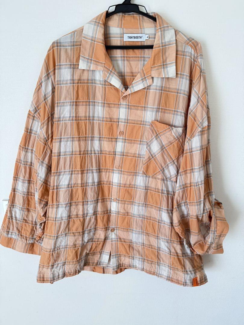 TIGHT BOOTH PLAID ROLL-UP SHIRT サイズXL