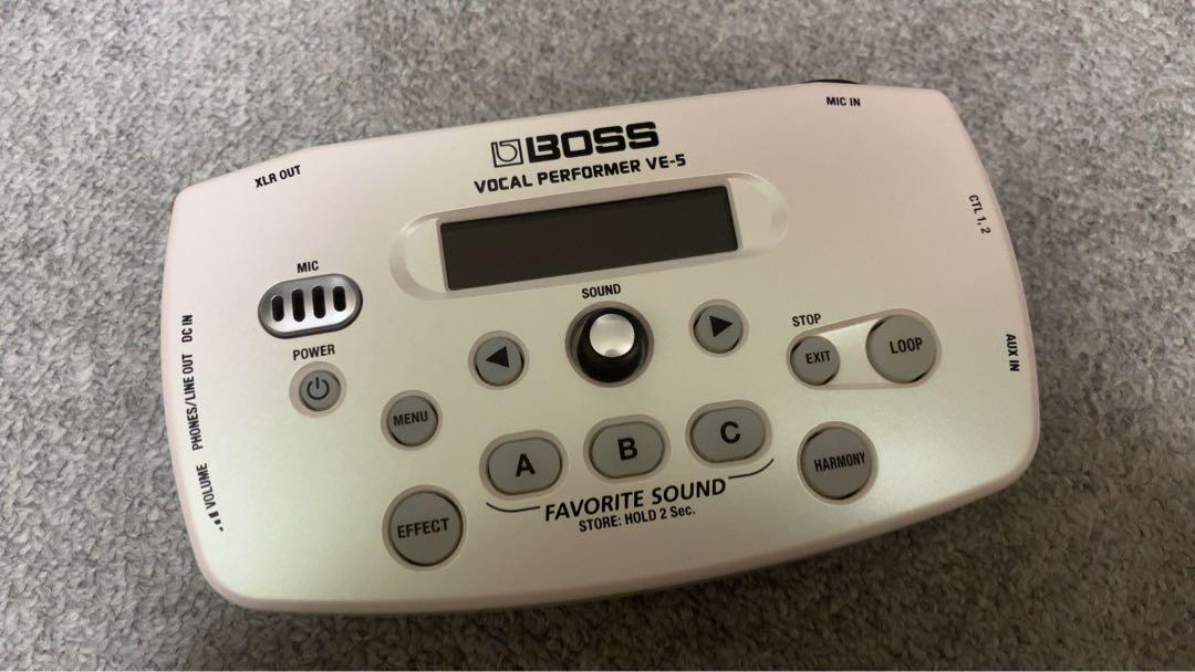 BOSS VE-5 vocal parformer（WH）