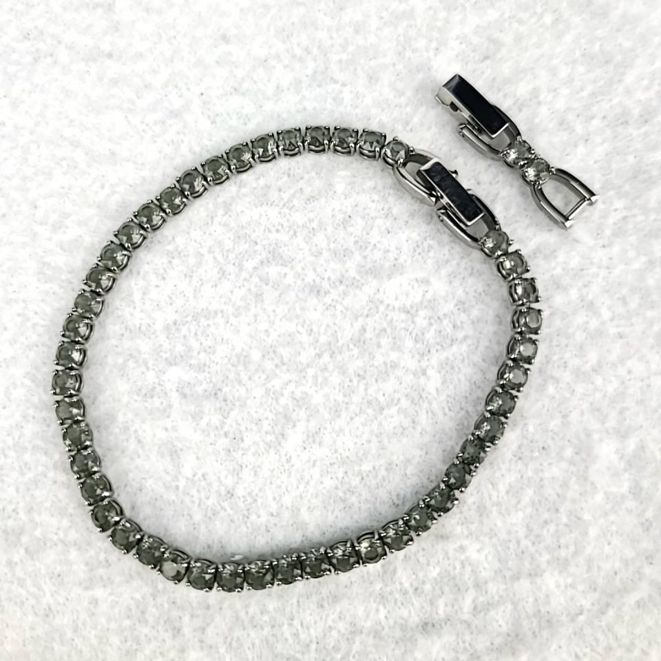 ◎極上品◎スワロフスキー Tennis Deluxe テニスブレスレット 大粒