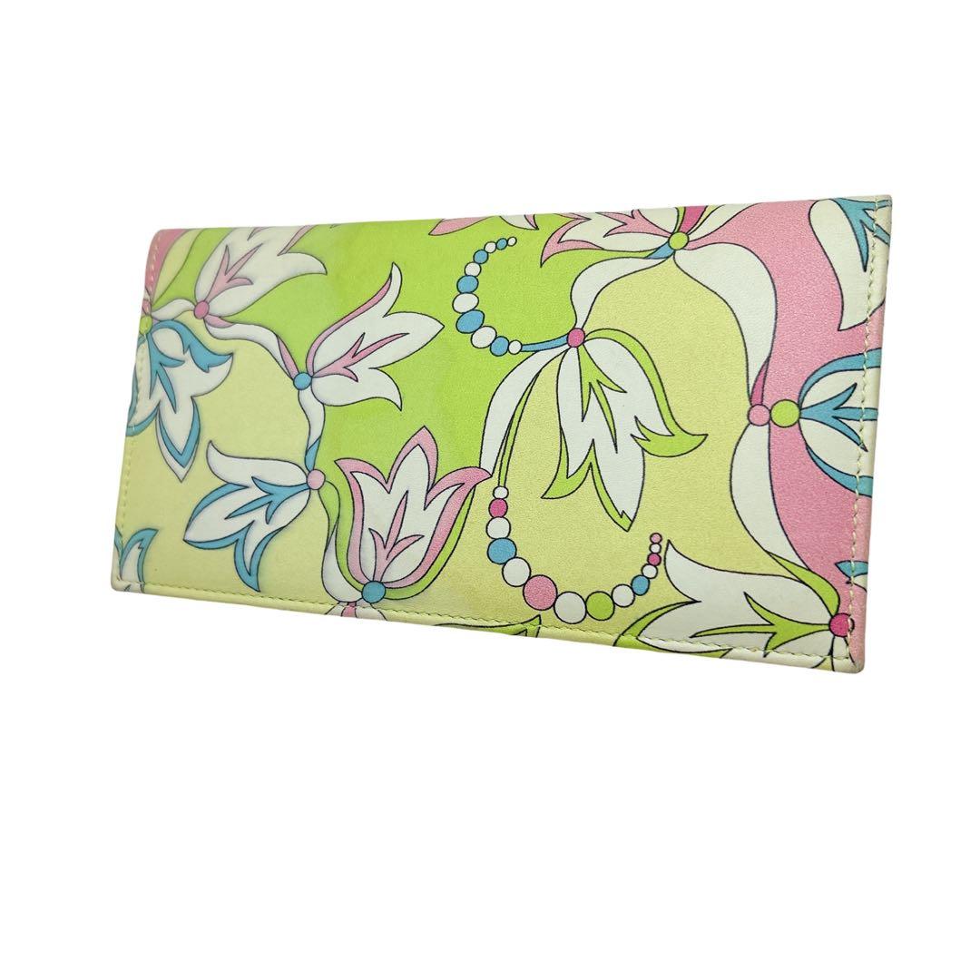 EMILIO PUCCI 美品☆折り財布 花柄 カラフル 高級 人気