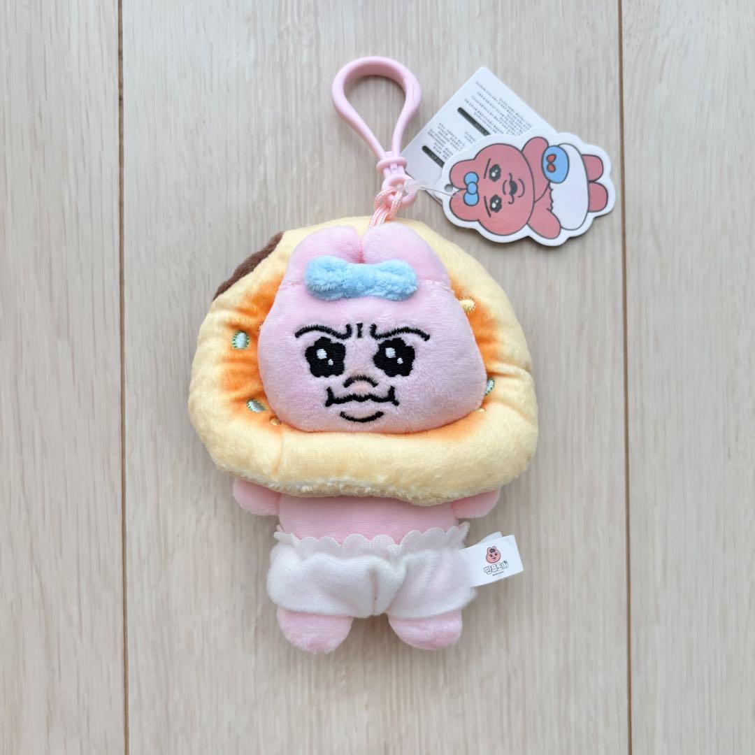 新品タグ付き】おぱんちゅうさぎ 韓国限定 マスコット ホットク