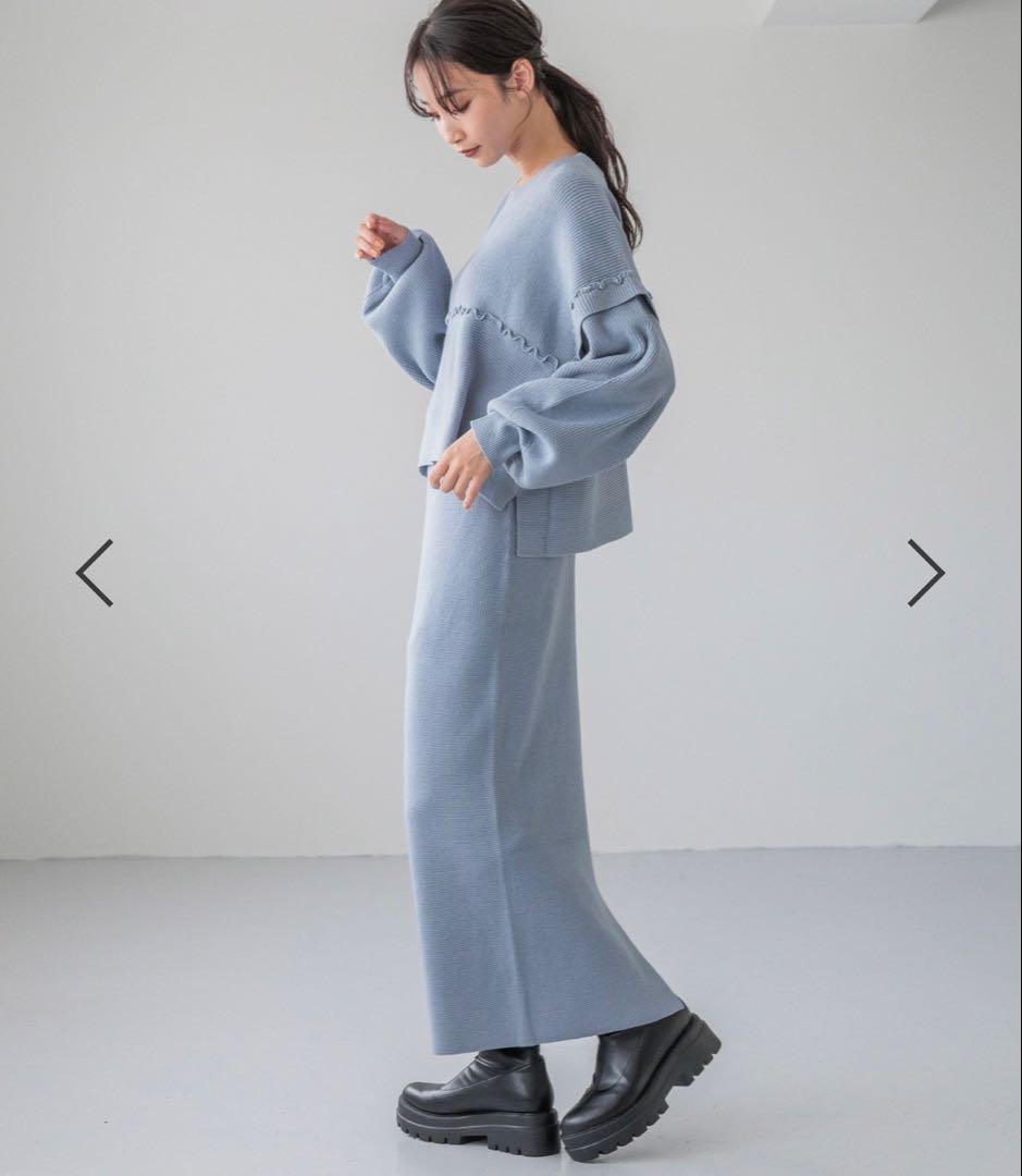 LOWRYSFARM メローニットセットアップ　ブルー mdprevattcaulkingandwaterproofing.com