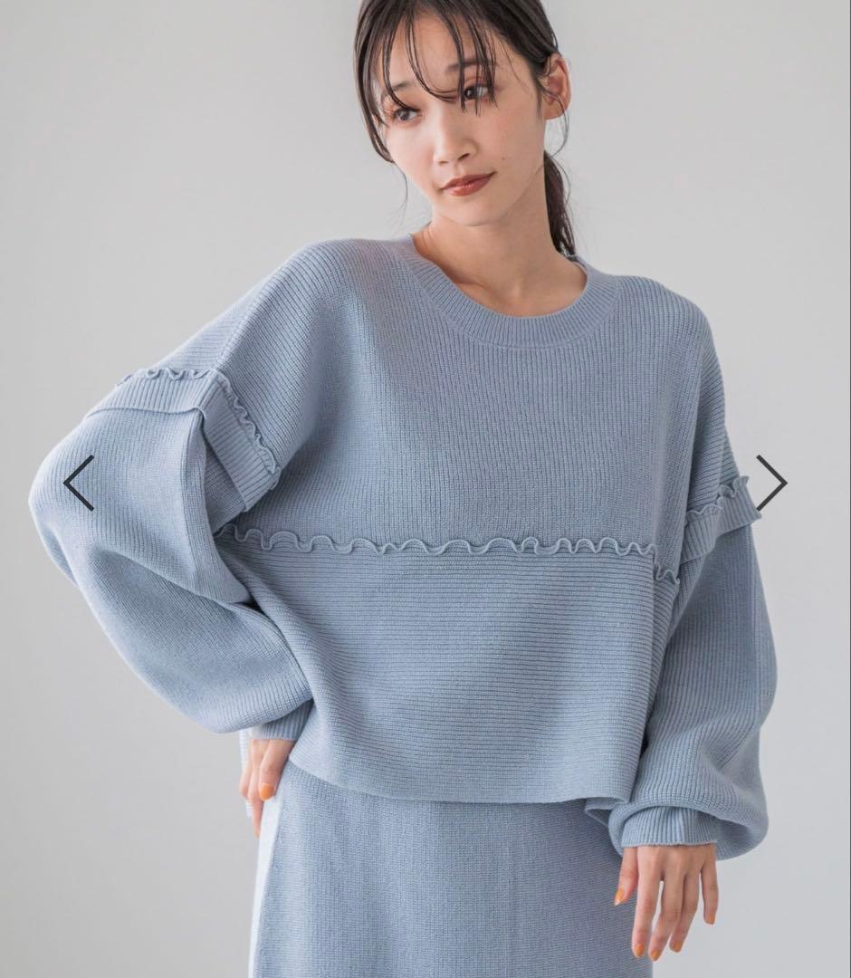 LOWRYSFARM メローニットセットアップ　ブルー mdprevattcaulkingandwaterproofing.com