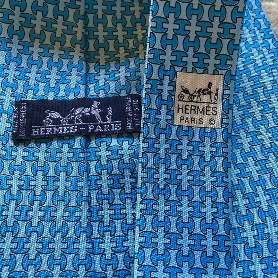 HERMES シルクネクタイ