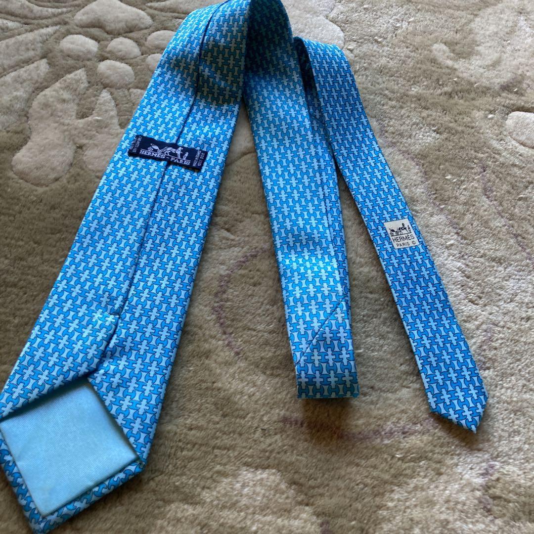 HERMES シルクネクタイ