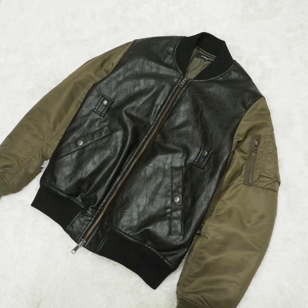 【極美品】OF THE NEIGE STYLE　MA-1　異素材ドッキング　44