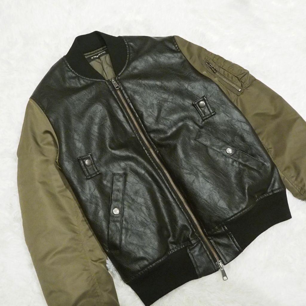 【極美品】OF THE NEIGE STYLE　MA-1　異素材ドッキング　44