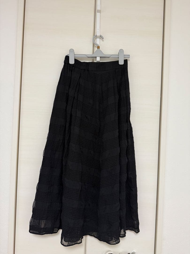 La TOTALITE シアーブロックチェックスカート