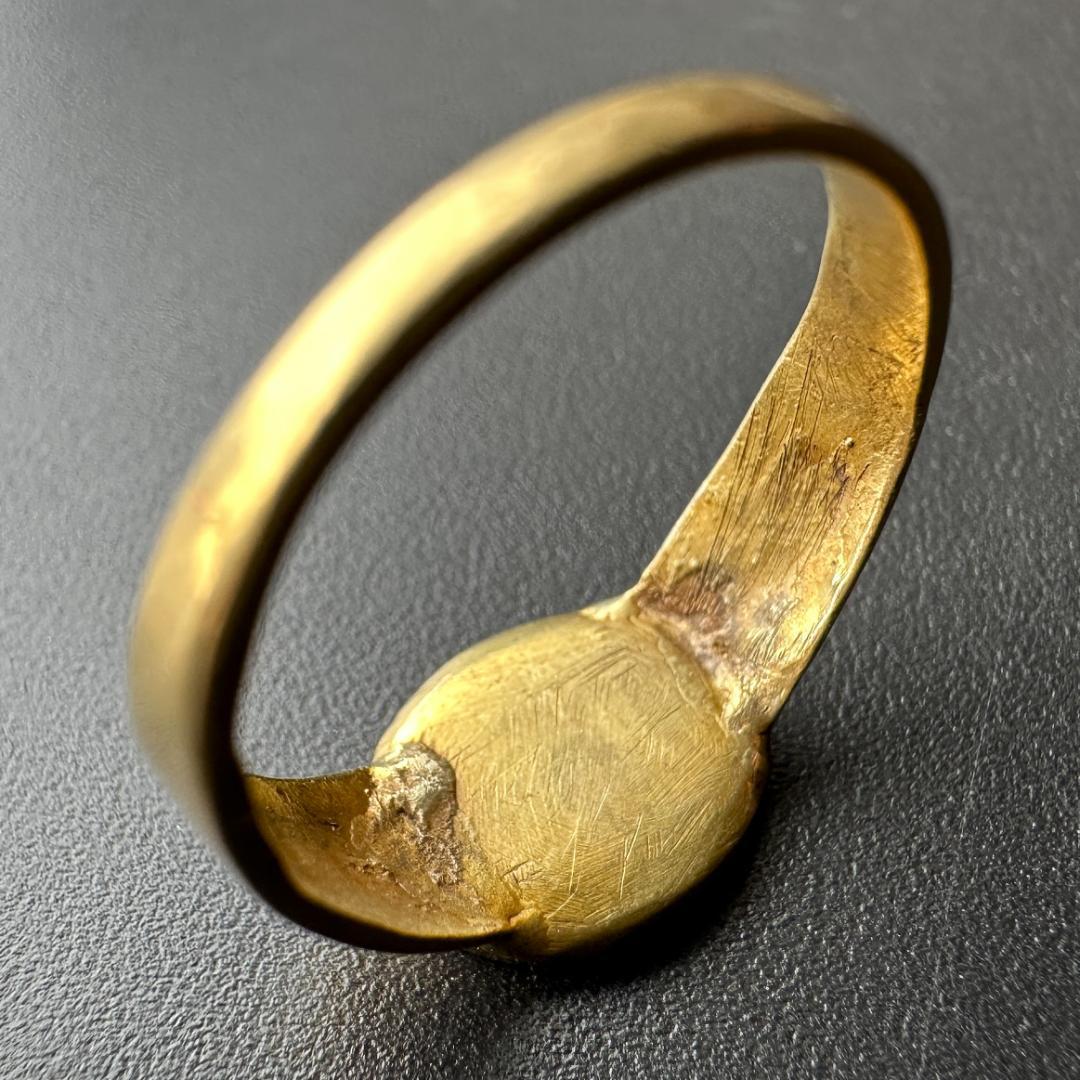 古代ローマ ゴールドリング 18K 18金 アクセサリー 1294
