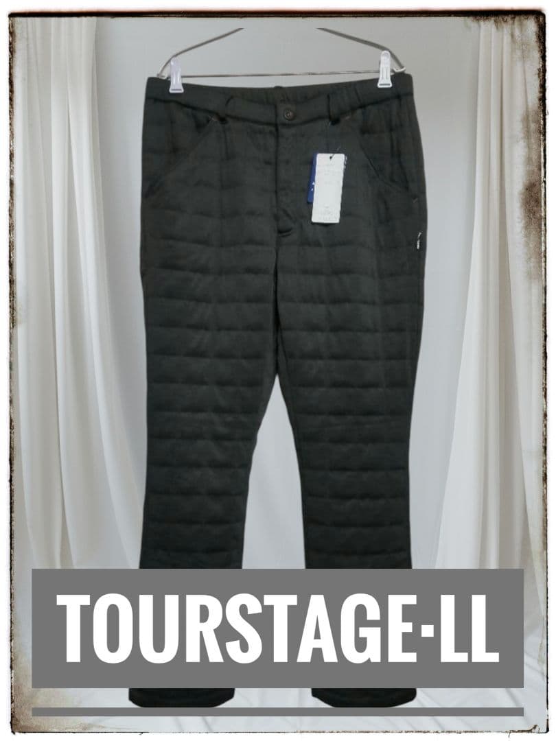 【TOUR STAGE】キルト素材 ロングパンツ LL 大きいサイズ タグ付き