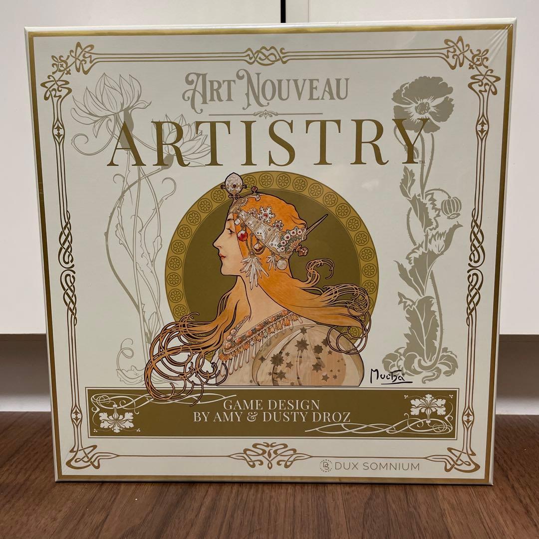 ARTISTRY MUCHA ボードゲーム　ミニ拡張付　ART NOUVEAU