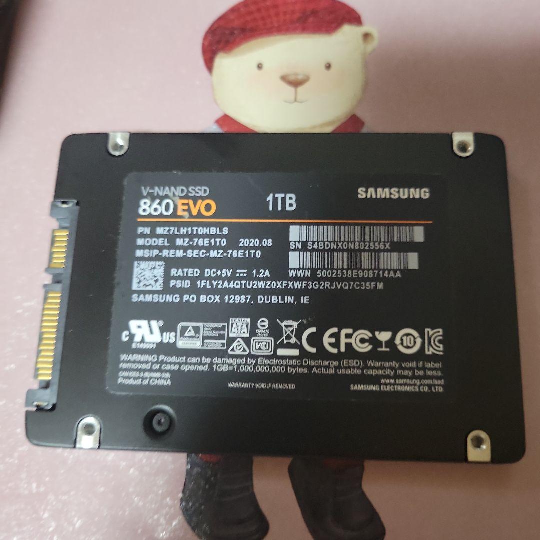 外付けハードディスク・ドライブ Samsung 860 EVO 1TB SSD