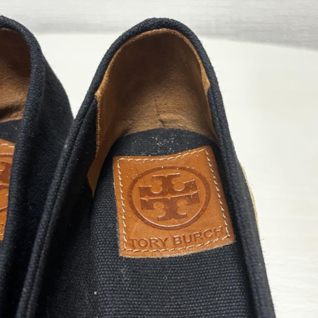 TORY BURCH トリーバーチ エスパドリーユ ウェッジソール 24cm